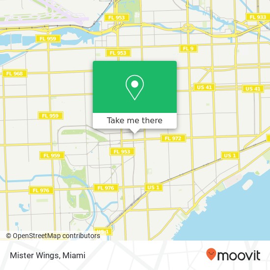 Mister Wings, 160 Giralda Ave Coral Gables, FL 33134 map