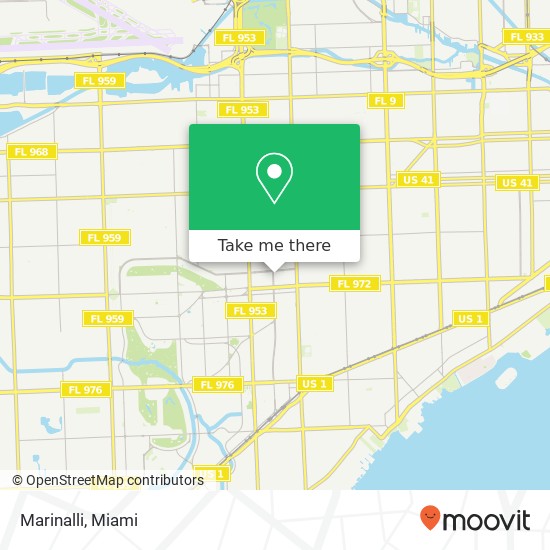Mapa de Marinalli, 2271 Ponce de Leon Blvd Miami, FL 33134