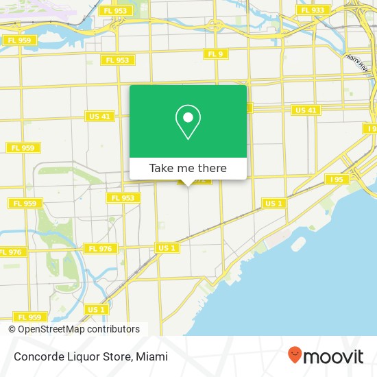 Concorde Liquor Store map