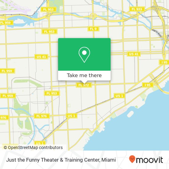 Mapa de Just the Funny Theater & Training Center