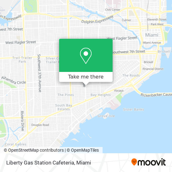 Mapa de Liberty Gas Station Cafeteria