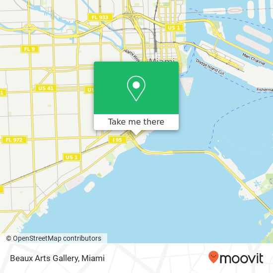 Mapa de Beaux Arts Gallery