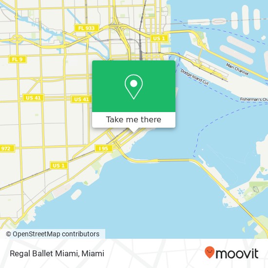 Regal Ballet Miami map