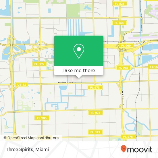 Mapa de Three Spirits, 600 SW 92nd Ave Miami, FL 33174