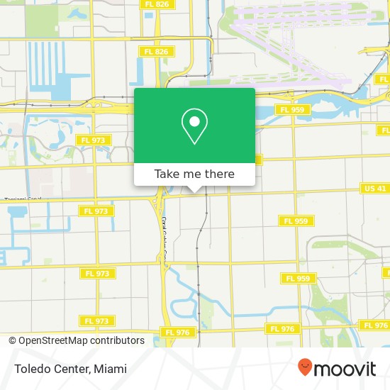 Mapa de Toledo Center