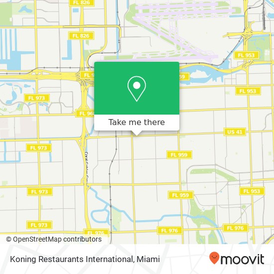 Koning Restaurants International, 6500 SW 8th St Miami, FL 33144 map