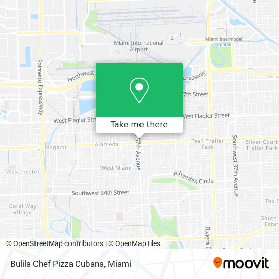 Bulila Chef Pizza Cubana map