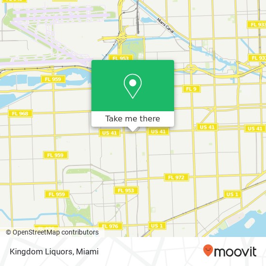 Kingdom Liquors map