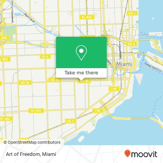 Mapa de Art of Freedom, 1388 SW 8th St Miami, FL 33135