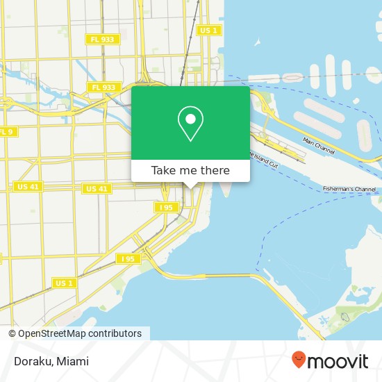 Doraku, 900 S Miami Ave Miami, FL 33130 map