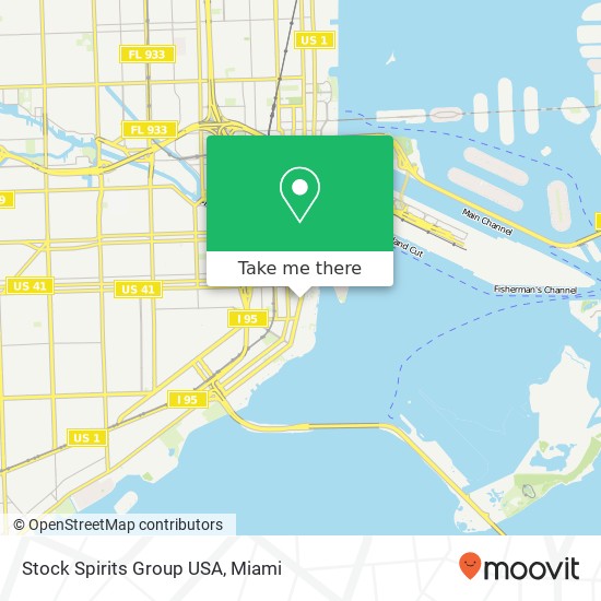 Mapa de Stock Spirits Group USA