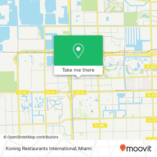 Koning Restaurants International, 11327 W Flagler St Miami, FL 33174 map