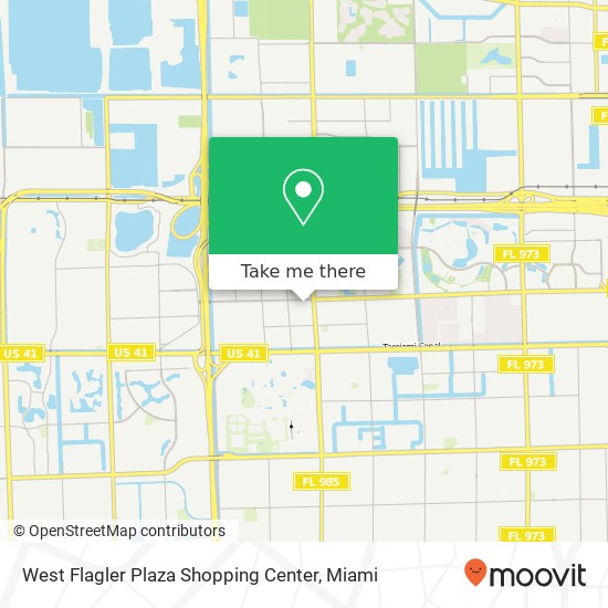 Mapa de West Flagler Plaza Shopping Center