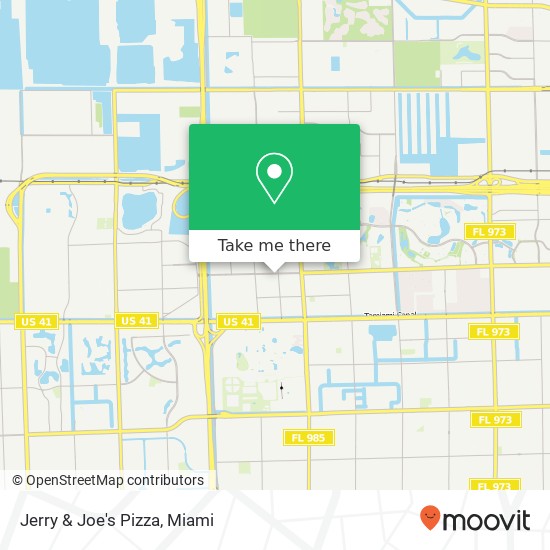 Jerry & Joe's Pizza map