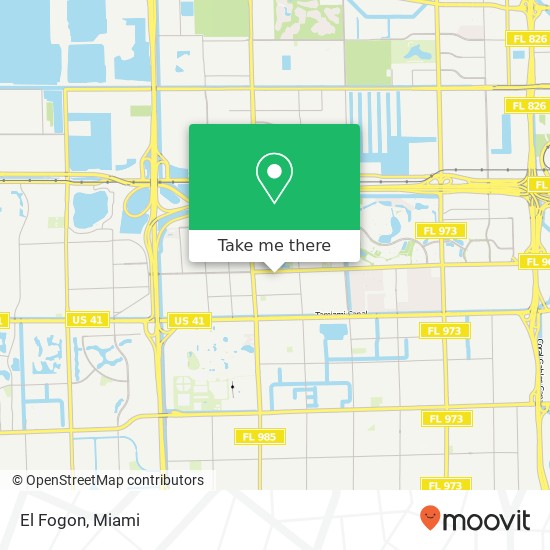 Mapa de El Fogon, 10404 W Flagler St Miami, FL 33174