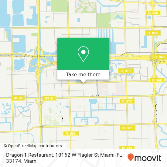 Dragon 1 Restaurant, 10162 W Flagler St Miami, FL 33174 map