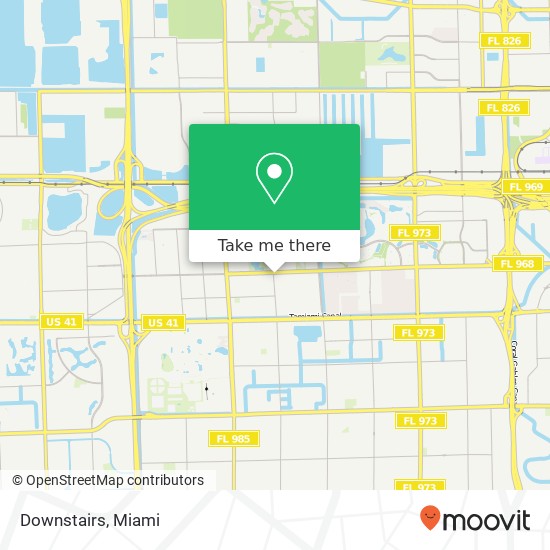 Mapa de Downstairs, 10198 W Flagler St Miami, FL 33174