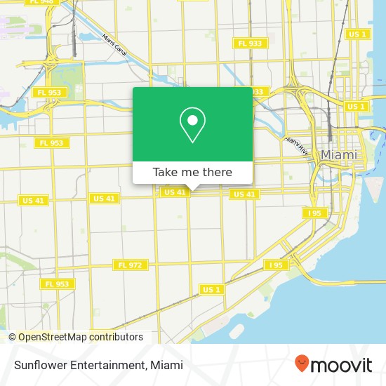 Sunflower Entertainment map