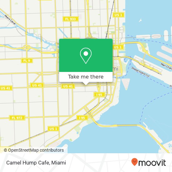 Mapa de Camel Hump Cafe, 766 SW 8th St Miami, FL 33130