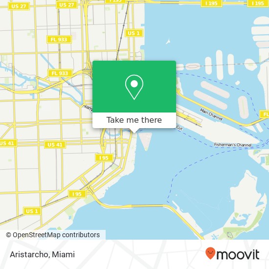 Mapa de Aristarcho, 465 Brickell Ave Miami, FL 33131