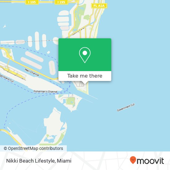 Nikki Beach Lifestyle, 1 Ocean Dr Miami Beach, FL 33139 map