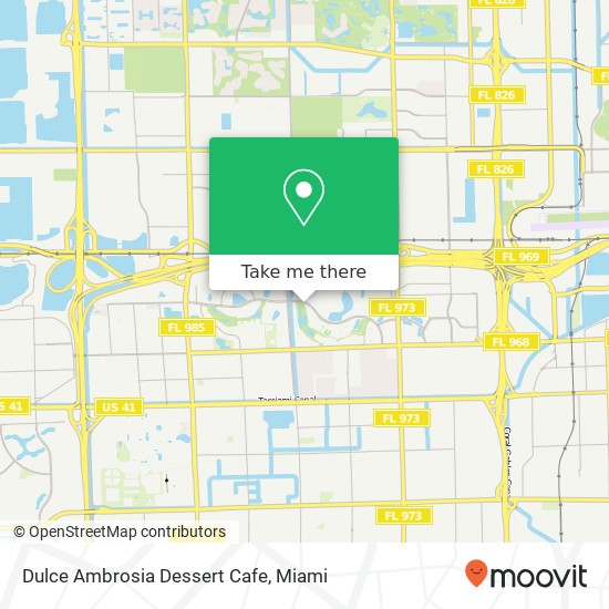 Dulce Ambrosia Dessert Cafe, 9614 Fontainebleau Blvd Miami, FL 33172 map