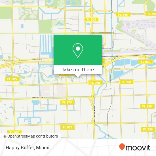 Happy Buffet, Miami, FL 33126 map