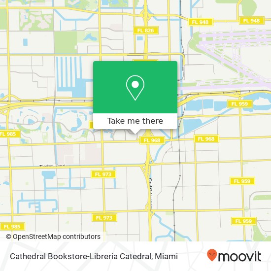 Mapa de Cathedral Bookstore-Libreria Catedral