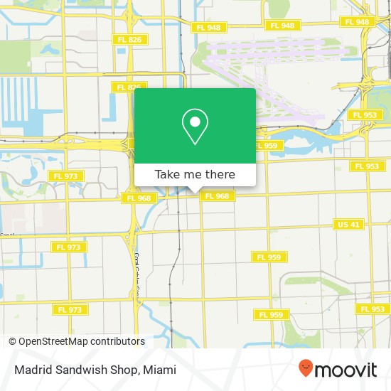 Madrid Sandwish Shop, 6799 W Flagler St Miami, FL 33144 map