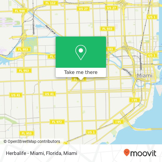 Herbalife - Miami, Florida map