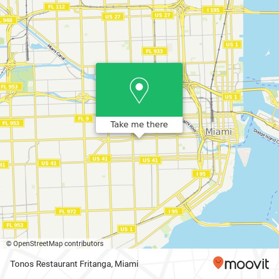 Tonos Restaurant Fritanga, 1550 SW 1st St Miami, FL 33135 map