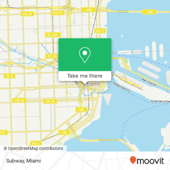 Subway, 172 W Flagler St Miami, FL 33130 map