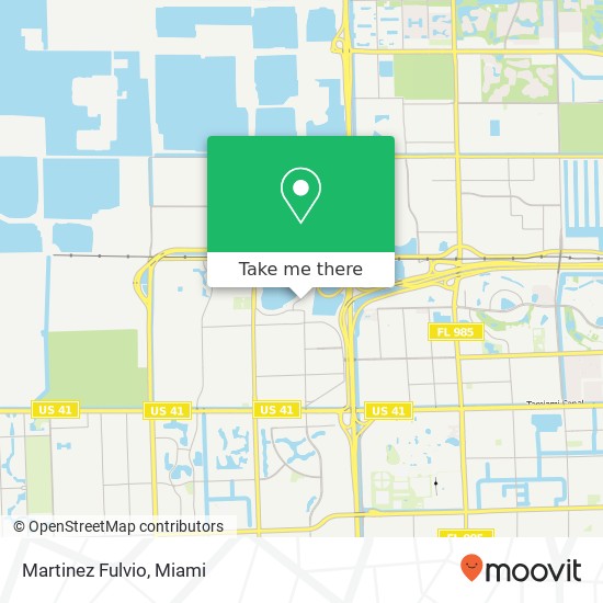 Mapa de Martinez Fulvio, 12261 NW 8th St Miami, FL 33182