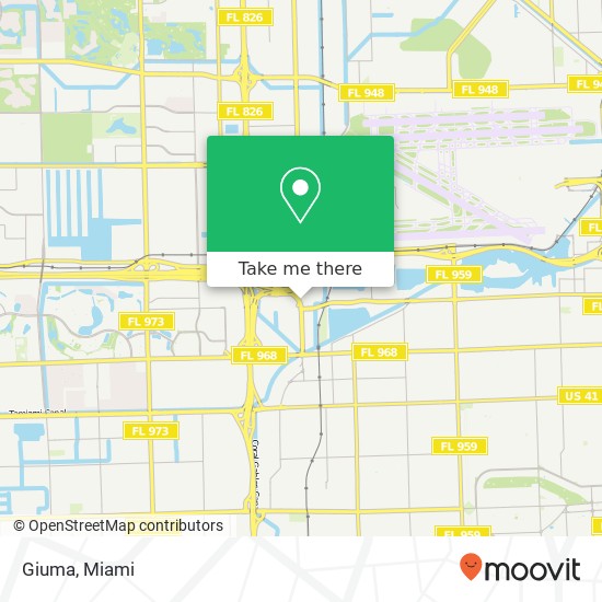 Mapa de Giuma, 777 NW 72nd Ave Miami, FL 33126