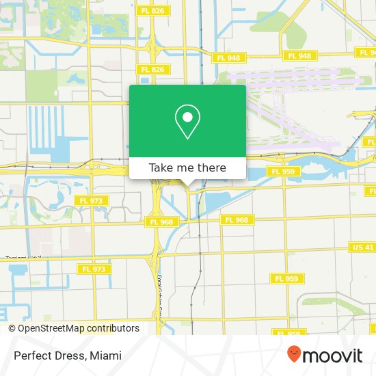 Mapa de Perfect Dress, 777 NW 72nd Ave Miami, FL 33126