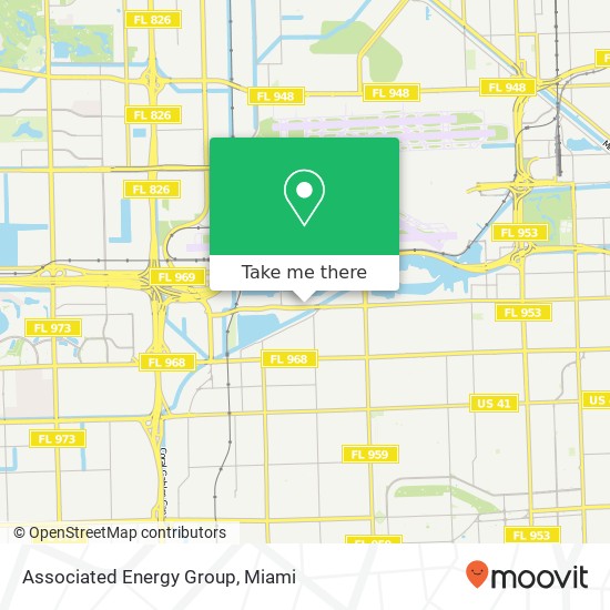 Mapa de Associated Energy Group, 703 NW 62nd Ave Miami, FL 33126