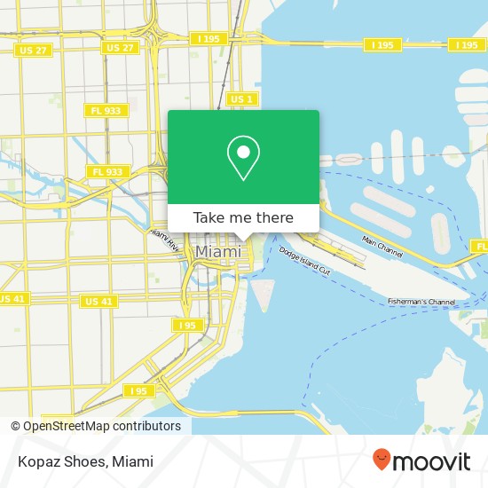 Kopaz Shoes, 120 NE 3rd Ave Miami, FL 33132 map