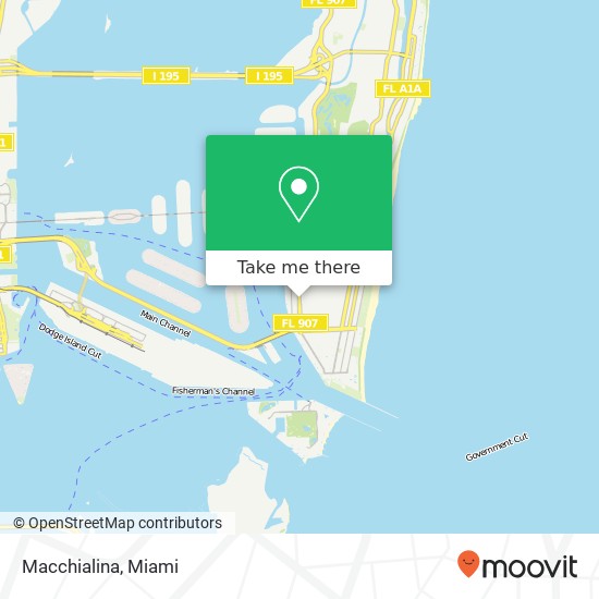 Macchialina, 820 Alton Rd Miami Beach, FL 33139 map