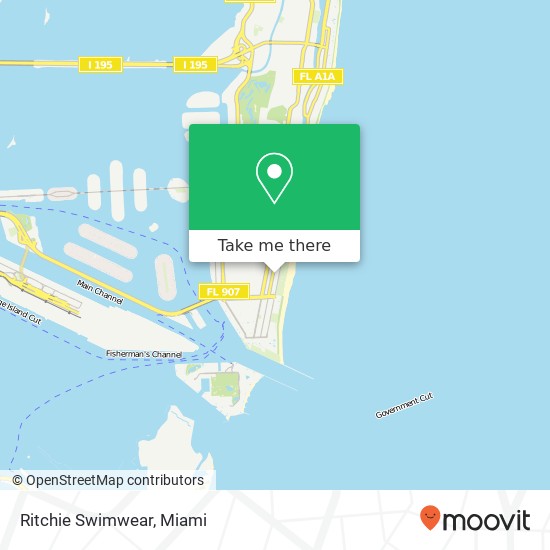 Ritchie Swimwear, 160 8th St Miami Beach, FL 33139 map