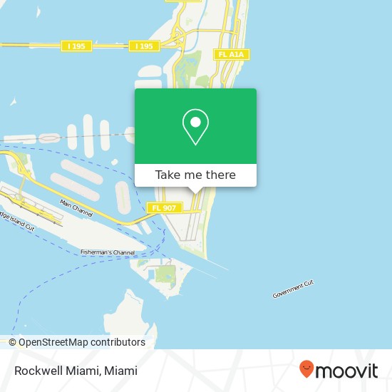 Mapa de Rockwell Miami