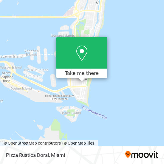 Mapa de Pizza Rustica Doral