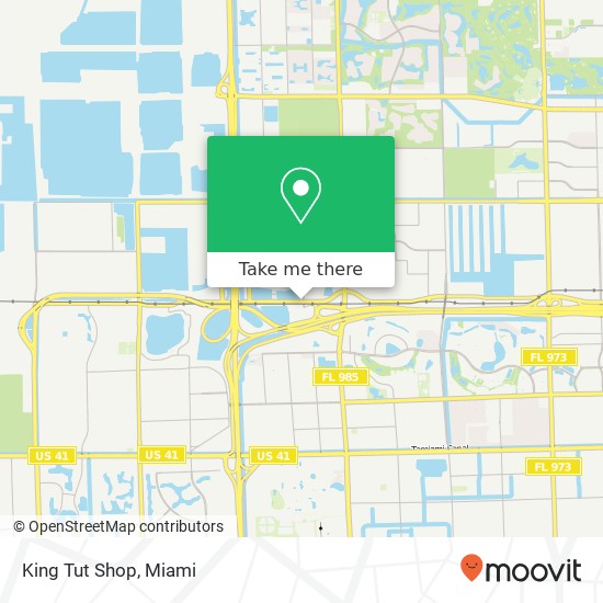 Mapa de King Tut Shop, 11221 NW 12th St Sweetwater, FL 33172