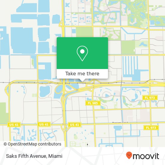 Mapa de Saks Fifth Avenue, 11201 NW 12th St Sweetwater, FL 33172