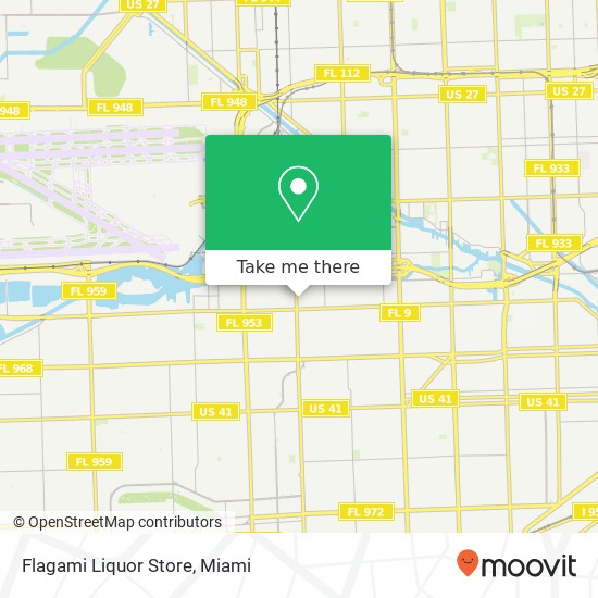 Flagami Liquor Store map