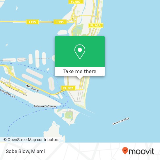 Sobe Blow, 901 Pennsylvania Ave Miami Beach, FL 33139 map