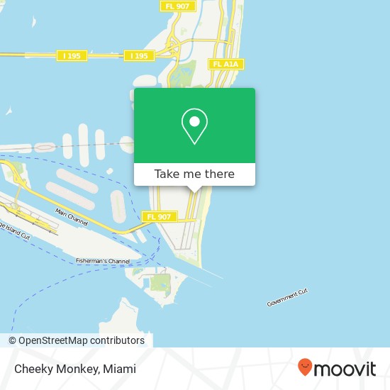 Cheeky Monkey, 944 Collins Ave Miami Beach, FL 33139 map