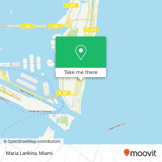 Mapa de Maria Lankina, 11th St Miami Beach, FL 33139