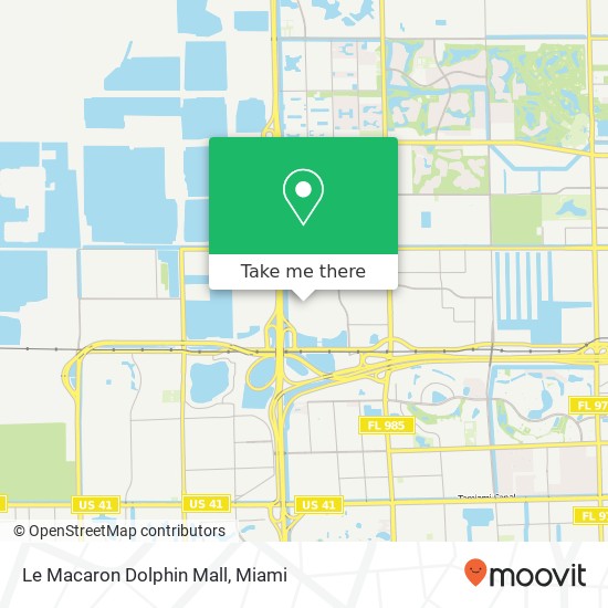 Mapa de Le Macaron Dolphin Mall, Miami, FL 33172