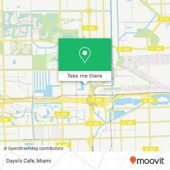 Mapa de Daysi's Cafe, 1657 NW 79th Ave Doral, FL 33126