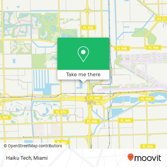 Mapa de Haiku Tech, 1669 NW 79th Ave Doral, FL 33126